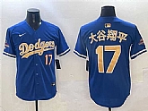 Men's Los Angeles Dodgers #17 Ohtani Royal 2025 Gold Collection Limited Stitched Jersey,baseball caps,new era cap wholesale,wholesale hats